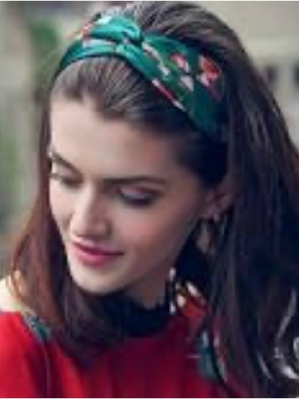 Boho Headband Silky Hairband Vintage Floral — Pick One - Picture 2 of 2